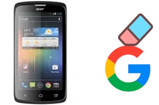 Comment supprimer le compte Google sur Acer Liquid C1