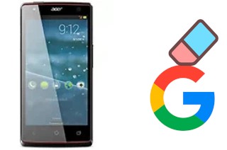 Comment supprimer le compte Google sur Acer Liquid E3