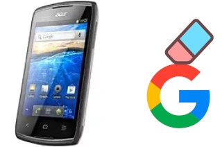 Comment supprimer le compte Google sur Acer Liquid Z110