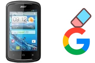 Comment supprimer le compte Google sur Acer Liquid Z2