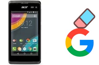 Comment supprimer le compte Google sur Acer Liquid Z220