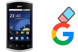 Comment supprimer le compte Google sur Acer Liquid mini E310