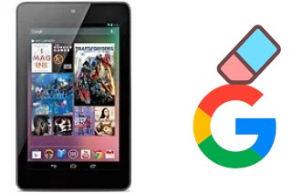 Comment supprimer le compte Google sur Asus Google Nexus 7 Cellular