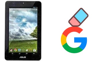 Comment supprimer le compte Google sur Asus Memo Pad ME172V