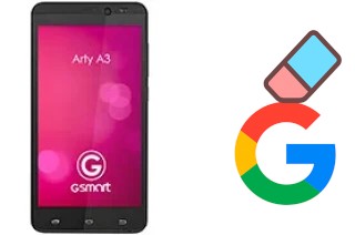 Comment supprimer le compte Google sur Gigabyte GSmart Arty A3