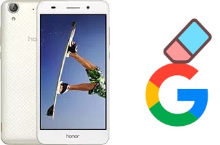 Comment supprimer le compte Google sur Honor Holly 3