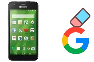 Comment supprimer le compte Google sur Kyocera Digno U