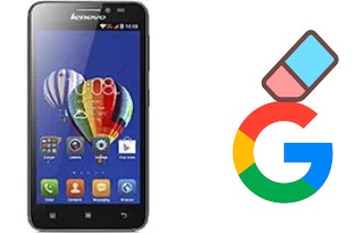 Comment supprimer le compte Google sur Lenovo A606