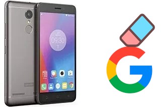 Comment supprimer le compte Google sur Lenovo K6 Power