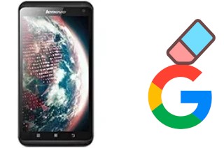 Comment supprimer le compte Google sur Lenovo S930