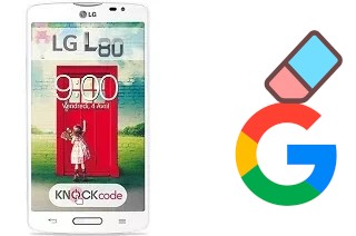 Comment supprimer le compte Google sur LG L80