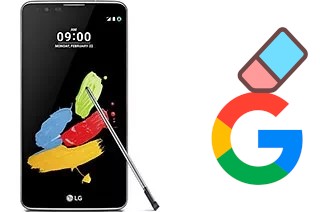 Comment supprimer le compte Google sur LG Stylus 2