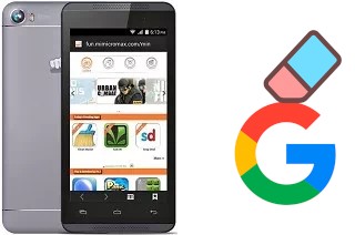 Comment supprimer le compte Google sur Micromax Canvas Fire 4 A107