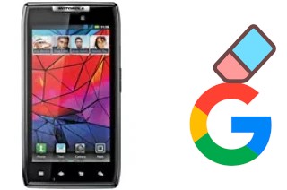 Comment supprimer le compte Google sur Motorola RAZR XT910