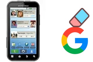 Comment supprimer le compte Google sur Motorola DEFY