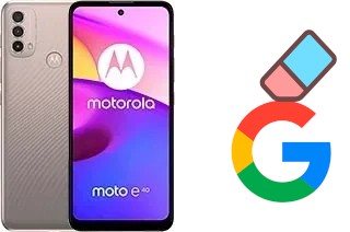 Comment supprimer le compte Google sur Motorola Moto E40