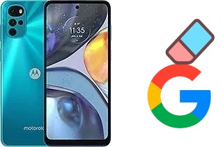 Comment supprimer le compte Google sur Motorola Moto G22