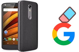 Comment supprimer le compte Google sur Motorola Moto X Force