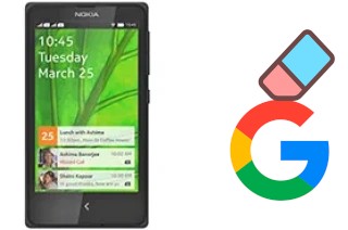 Comment supprimer le compte Google sur Nokia X+