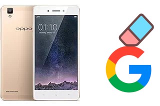 Comment supprimer le compte Google sur Oppo F1