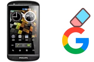 Comment supprimer le compte Google sur Philips W626