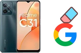 Comment supprimer le compte Google sur Realme C31