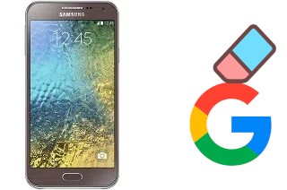 Comment supprimer le compte Google sur Samsung Galaxy E5