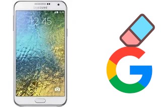 Comment supprimer le compte Google sur Samsung Galaxy E7