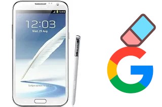 Comment supprimer le compte Google sur Samsung Galaxy Note II N7100