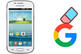 Comment supprimer le compte Google sur Samsung Galaxy Trend II Duos S7572