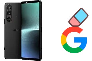 Comment supprimer le compte Google sur Sony Xperia 1 V