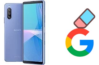 Comment supprimer le compte Google sur Sony Xperia 10 III