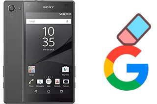 Comment supprimer le compte Google sur Sony Xperia Z5 Compact