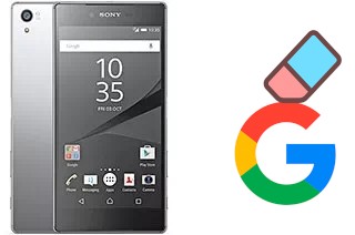 Comment supprimer le compte Google sur Sony Xperia Z5 Premium