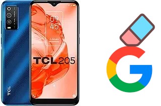 Comment supprimer le compte Google sur TCL 205