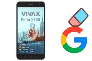 Comment supprimer le compte Google sur Vivax Point X500