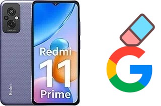 Comment supprimer le compte Google sur Xiaomi Redmi 11 Prime