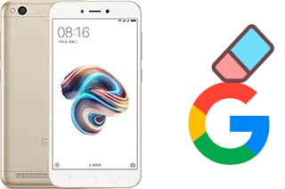 Comment supprimer le compte Google sur Xiaomi Redmi 5A