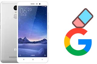 Comment supprimer le compte Google sur Xiaomi Redmi Note 3