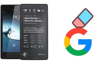 Comment supprimer le compte Google sur Yota YotaPhone