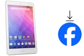 Comment installer Facebook sur un Acer Iconia One 8 B1-820