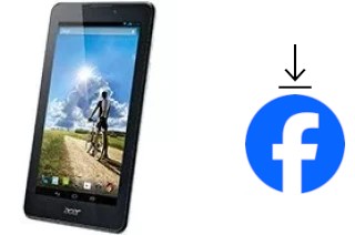 Comment installer Facebook sur un Acer Iconia Tab 7 A1-713HD