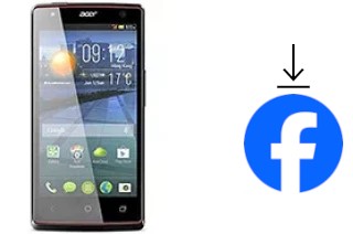 Comment installer Facebook sur un Acer Liquid E3 Duo Plus