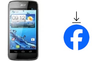 Comment installer Facebook sur un Acer Liquid Gallant E350