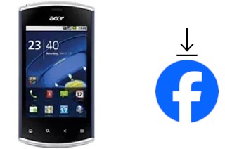 Comment installer Facebook sur un Acer Liquid mini E310