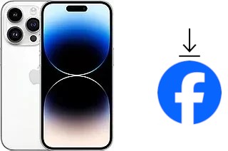 Comment installer Facebook sur un Apple iPhone 14 Pro