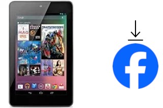 Comment installer Facebook sur un Asus Google Nexus 7