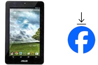 Comment installer Facebook sur un Asus Memo Pad ME172V