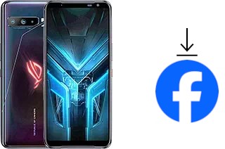 Comment installer Facebook sur un Asus ROG Phone 3 Strix