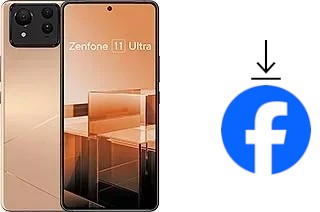 Comment installer Facebook sur un Asus Zenfone 11 Ultra